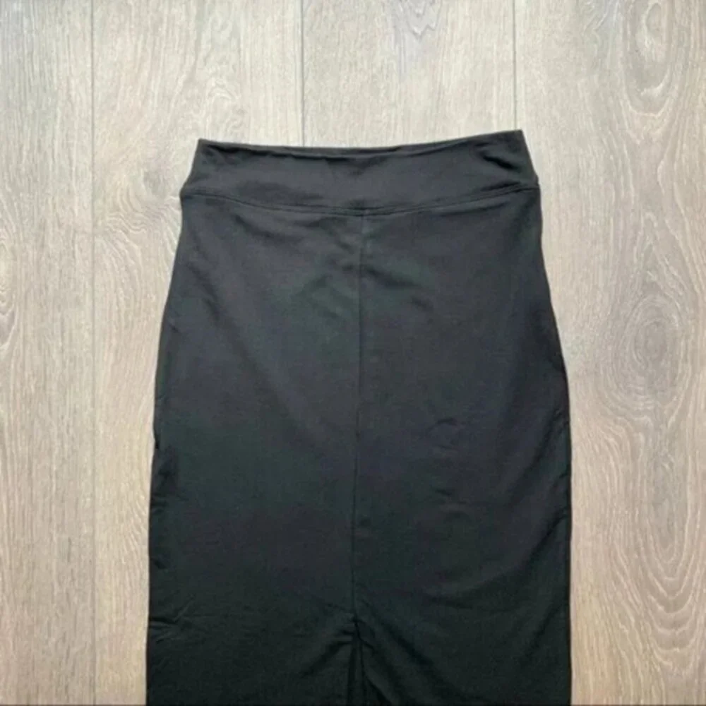 LNA Skirt Slit Mini High Rise Waist Black Small Whimsigoth Business casual - Picture 10 of 16